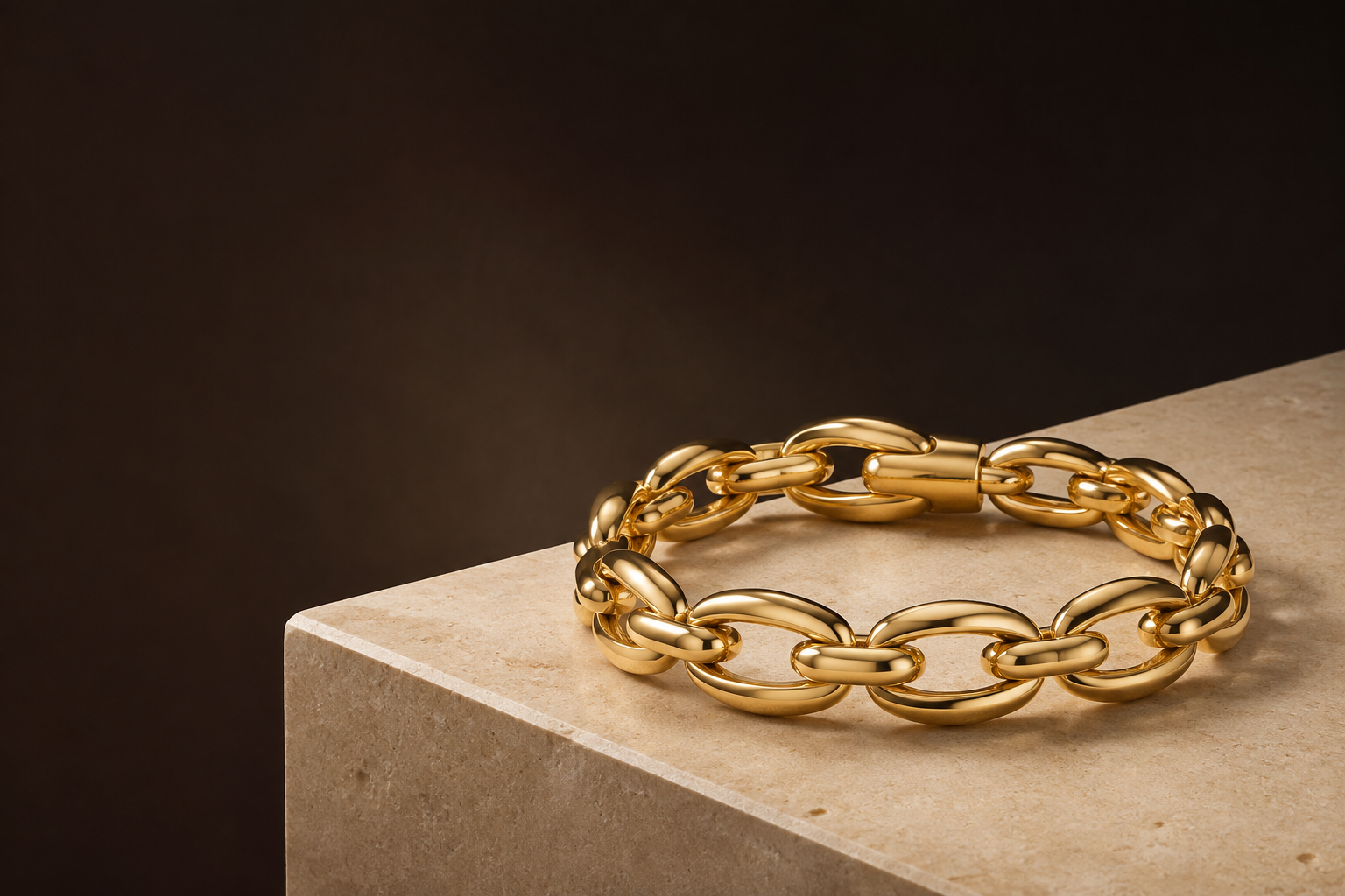 Solis Gold Link Bracelet